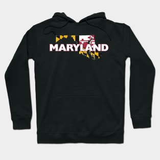 Maryland Colored State Hoodie